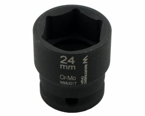 Nasadka udarowa sześciokątna 1/2" 24mm crmo din 3129 waryński