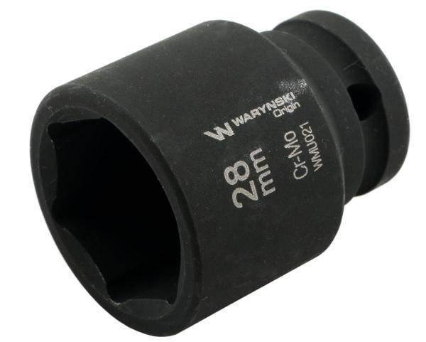 Nasadka udarowa sześciokątna 1/2" 28mm crmo din 3129 waryński - zdjęcie 2