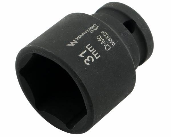 Nasadka udarowa sześciokątna 1/2" 31mm crmo din 3129 waryński