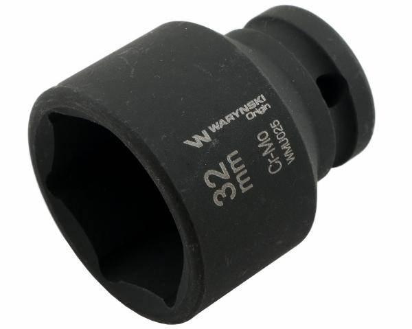 Nasadka udarowa sześciokątna 1/2" 32mm crmo din 3129 waryński