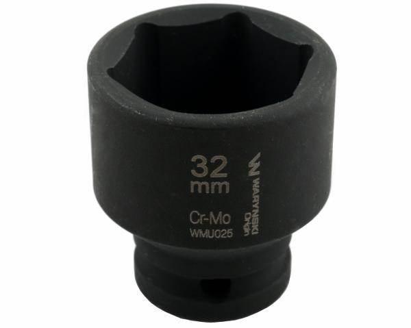 Nasadka udarowa sześciokątna 1/2" 32mm crmo din 3129 waryński - zdjęcie 4