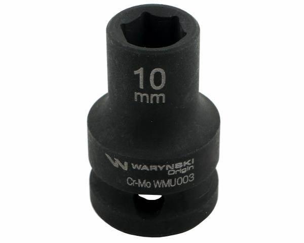 Nasadka udarowa sześciokątna 1/2" 10mm crmo din 3129 waryński - zdjęcie 4