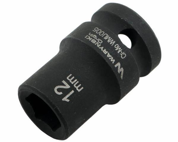 Nasadka udarowa sześciokątna 1/2" 12mm crmo din 3129 waryński - zdjęcie 2