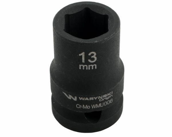 Nasadka udarowa sześciokątna 1/2" 13mm crmo din 3129 waryński