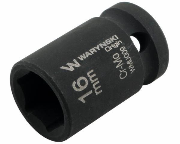 Nasadka udarowa sześciokątna 1/2" 16mm crmo din 3129 waryński
