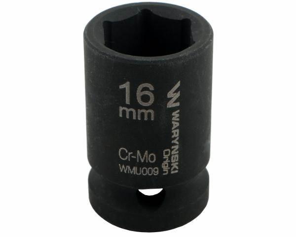 Nasadka udarowa sześciokątna 1/2" 16mm crmo din 3129 waryński - zdjęcie 4