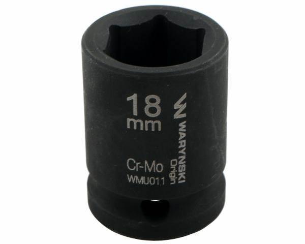 Nasadka udarowa sześciokątna 1/2" 18mm crmo din 3129 waryński - zdjęcie 4