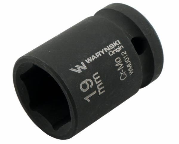 Nasadka udarowa sześciokątna 1/2" 19mm crmo din 3129 waryński