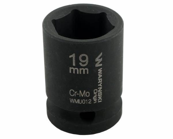 Nasadka udarowa sześciokątna 1/2" 19mm crmo din 3129 waryński - zdjęcie 4