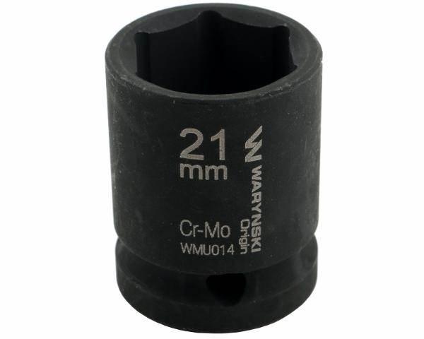Nasadka udarowa sześciokątna 1/2" 21mm crmo din 3129 waryński