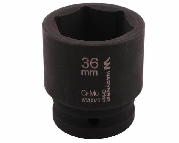 Nasadka udarowa sześciokątna 3/4" 36mm crmo din 3129 waryński - zdjęcie 3