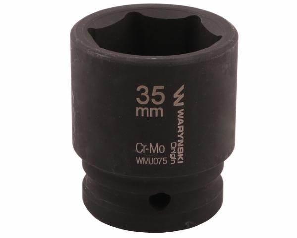 Nasadka udarowa sześciokątna 3/4" 35mm crmo din 3129 waryński - zdjęcie 3