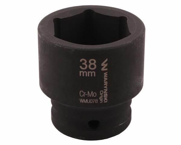 Nasadka udarowa sześciokątna 3/4" 38mm crmo din 3129 waryński - zdjęcie 3