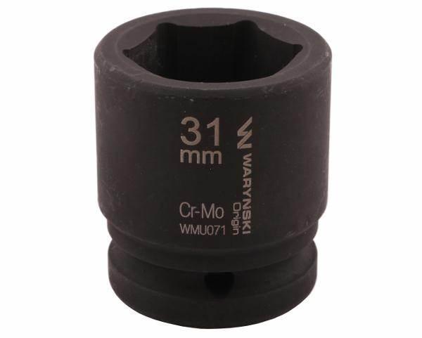 Nasadka udarowa sześciokątna 3/4" 31mm crmo din 3129 waryński - zdjęcie 3