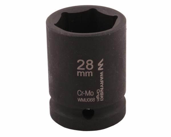 Nasadka udarowa sześciokątna 3/4" 28mm crmo din 3129 waryński - zdjęcie 3