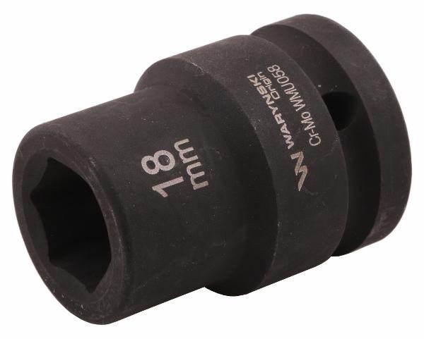 Nasadka udarowa sześciokątna 3/4" 18mm crmo din 3129 waryński