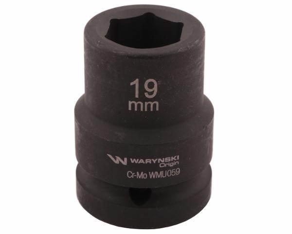 Nasadka udarowa sześciokątna 3/4" 19mm crmo din 3129 waryński - zdjęcie 3