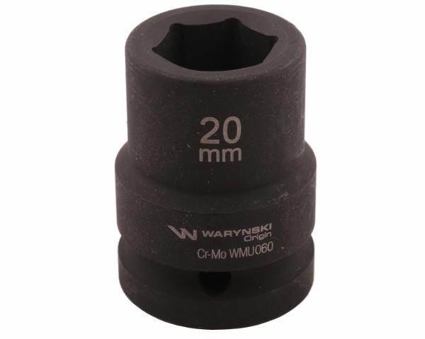Nasadka udarowa sześciokątna 3/4" 20mm crmo din 3129 waryński - zdjęcie 3