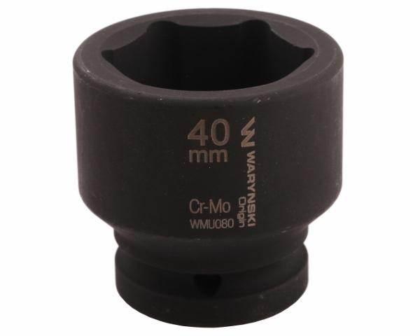 Nasadka udarowa sześciokątna 3/4" 40mm crmo din 3129 waryński - zdjęcie 3