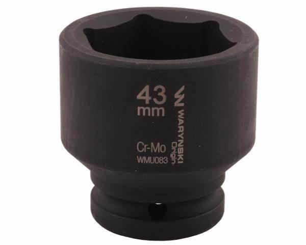 Nasadka udarowa sześciokątna 3/4" 43mm crmo din 3129 waryński - zdjęcie 3