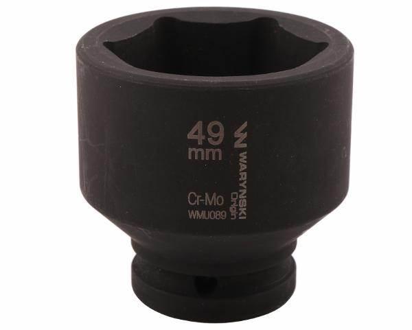 Nasadka udarowa sześciokątna 3/4" 49mm crmo din 3129 waryński - zdjęcie 3