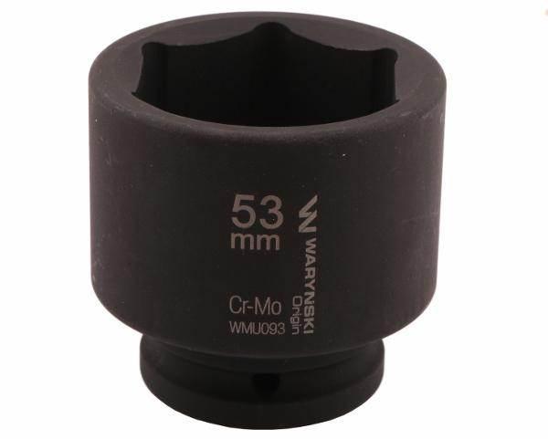 Nasadka udarowa sześciokątna 3/4" 53mm crmo din 3129 waryński - zdjęcie 3