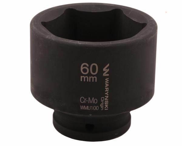 Nasadka udarowa sześciokątna 3/4" 60mm crmo din 3129 waryński - zdjęcie 3
