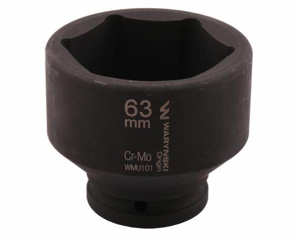Nasadka udarowa sześciokątna 3/4" 63mm crmo din 3129 waryński - zdjęcie 3