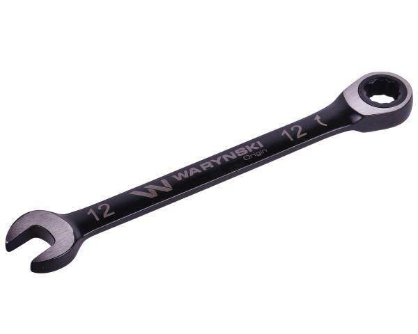 Klucz płasko-oczkowy 12mm z grzechotką 72 zęby standard asme b107-2010 wary
