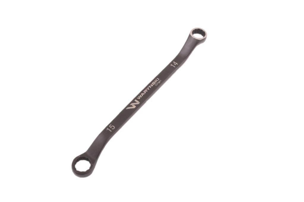 Klucz oczkowy odsadzony 14x15mm crv standard asme b107.9 waryński