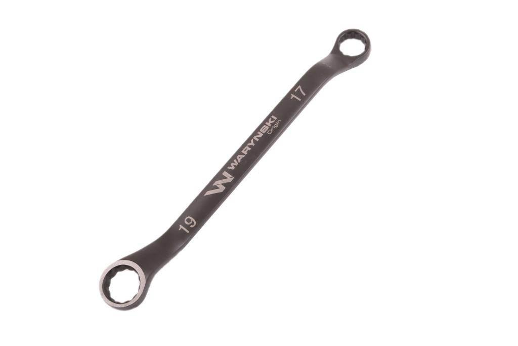 Klucz oczkowy odsadzony 17x19mm crv standard asme b107.9 waryński
