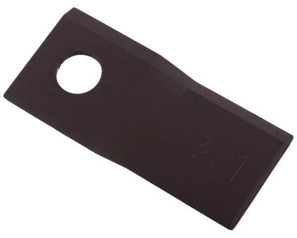 Nóż nożyk kosiarka lewy 107x48x4mm otwór 18.5 90261559 99361559 vicon waryński 25szt