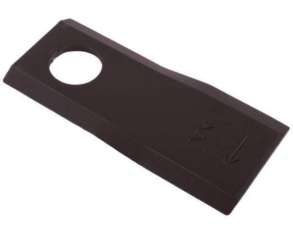 Nóż nożyk kosiarka prawy 107x46x4mm otwór 21 waryński 25szt
