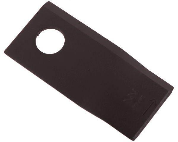 Nóż nożyk kosiarka lewy 106x48x4mm otwór 19 122329 fella waryński 25szt