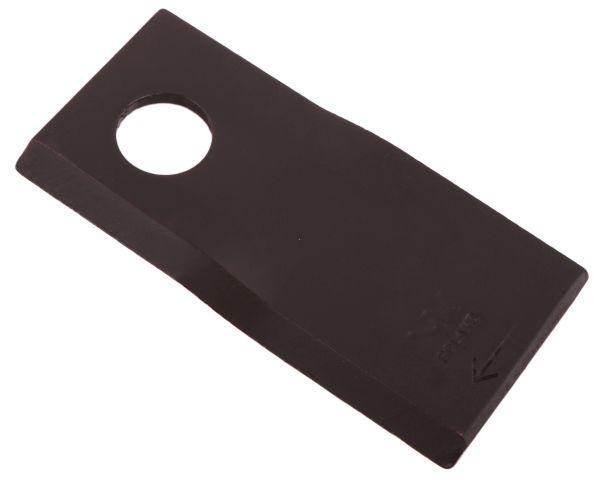 Nóż nożyk kosiarka prawy 107x50x4mm otwór 19 13800032 jf-stoll waryński 25s