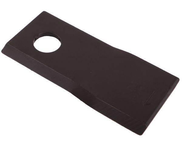 Nóż nożyk kosiarka prawy 114x48x4mm otwór 19 13800015 jf-stoll waryński 25s
