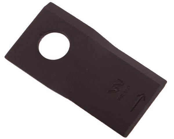 Nóż nożyk kosiarka lewy 90x48x4mm otwór 19 1448251 krone waryński 25szt
