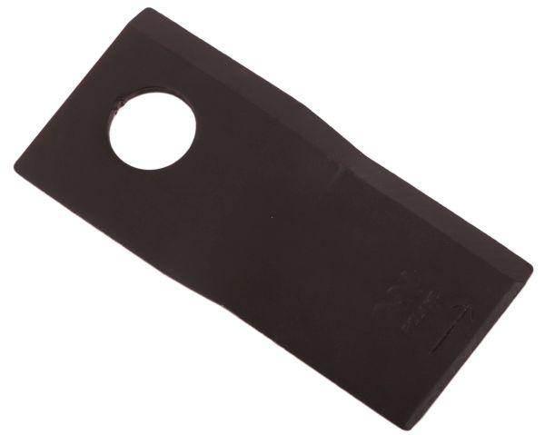 Nóż nożyk kosiarka lewy 107x50x4mm otwór 19 13800031 jf-stoll waryński 25sz