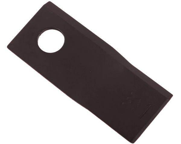 Nóż nożyk kosiarka lewy 114x48x4mm otwór 19 13800014 jf-stoll waryński 25sz