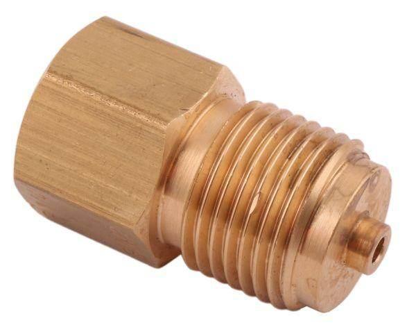 Złączka manometryczna gwint zewnętrzny g1/2"xgwint wewnętrzny g1/4" mosiądz