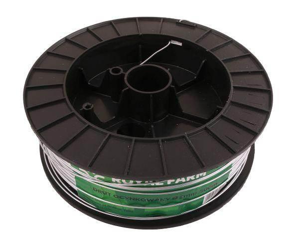 Drut szpula do pastucha ocynkowany fi 2.0mm 500m royal farm rm-105010013 - zdjęcie 2
