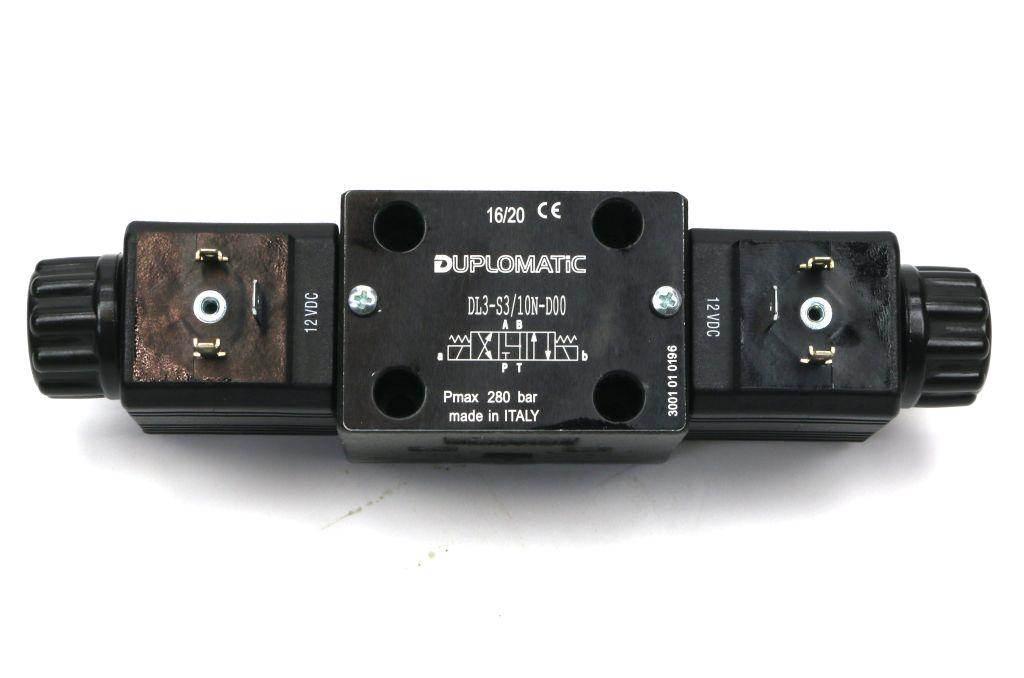 Rozdzielacz elektrozawór suwak "y" dl3-s3/10n-d12 12v dc cewkax2 compact 28 - zdjęcie 2