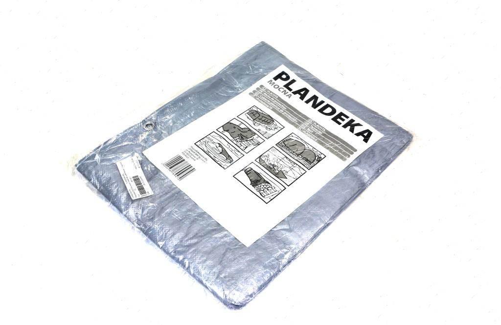 Plandeka mocna 2x3m srebrna gramatura 110g/m2
