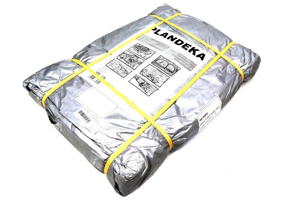Plandeka mocna 10x15m srebrna gramatura 110g/m2