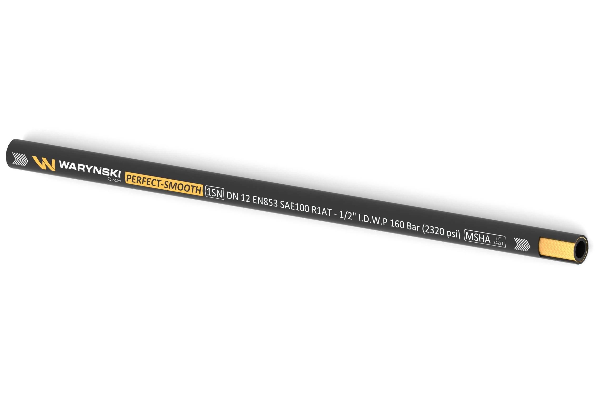Wąż hydrauliczny do zakuwania perfect-smooth 1sn dn12 1-oplotowy 160 bar wa - zdjęcie 2