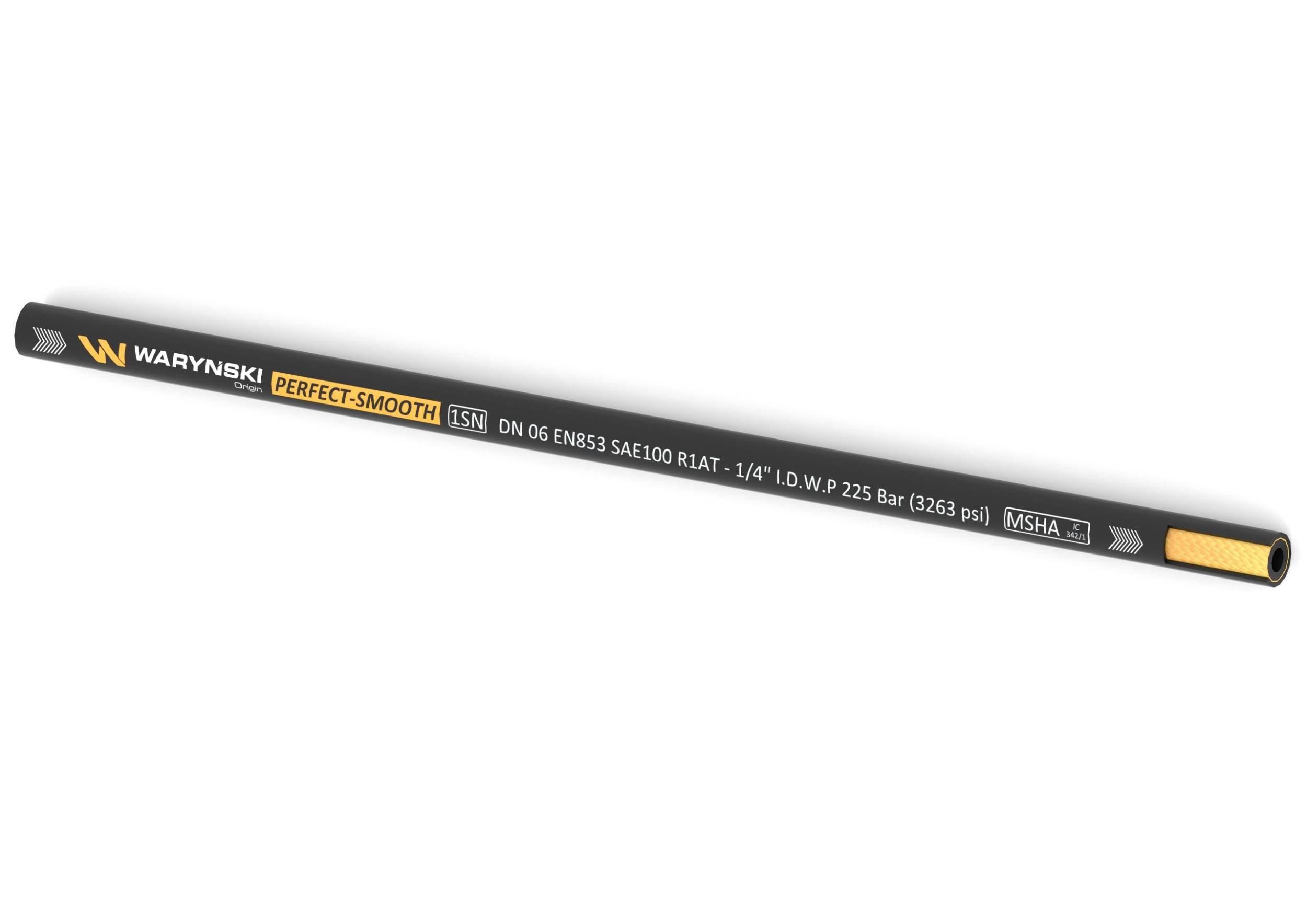 Wąż hydrauliczny do zakuwania perfect-smooth 1sn dn06 1-oplotowy 225 bar wa - zdjęcie 2