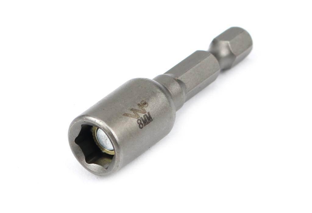 Nasadka 8mm z uchwytem narzędziowym do wkretarki długość 48mm waryński
