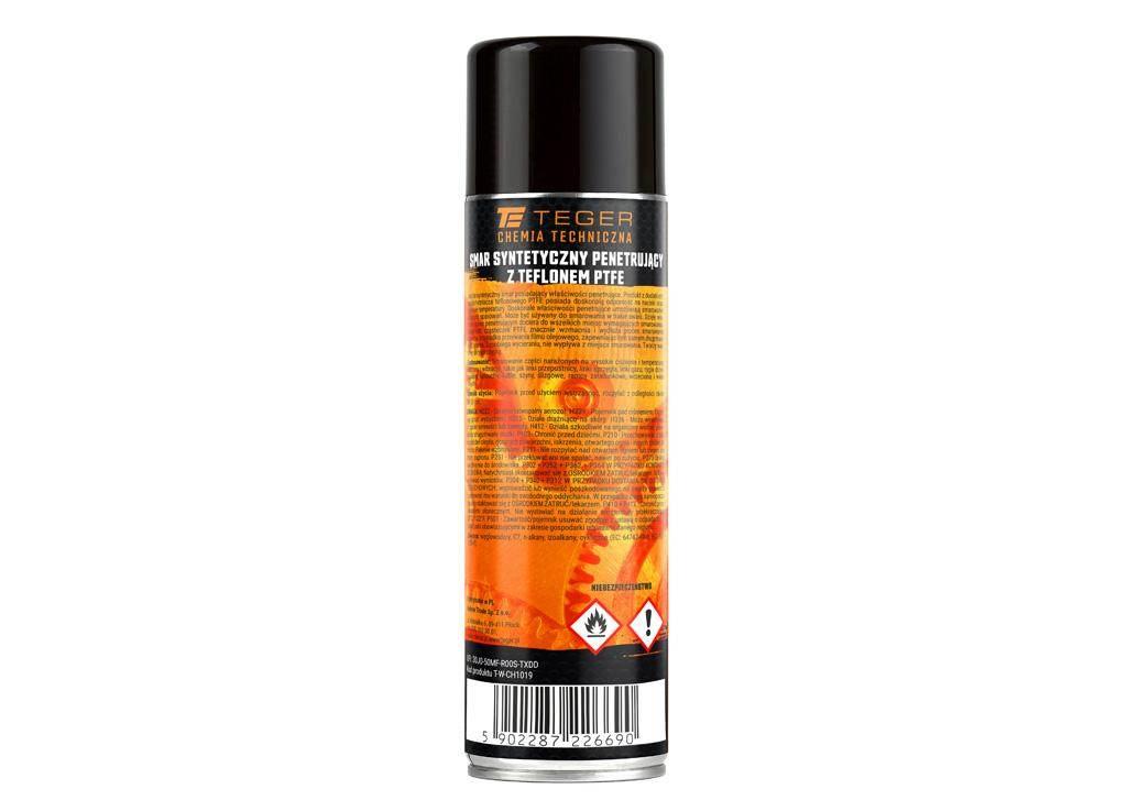 Smar syntetyczny penetrujący z teflonem ptfe 500ml teger - zdjęcie 2