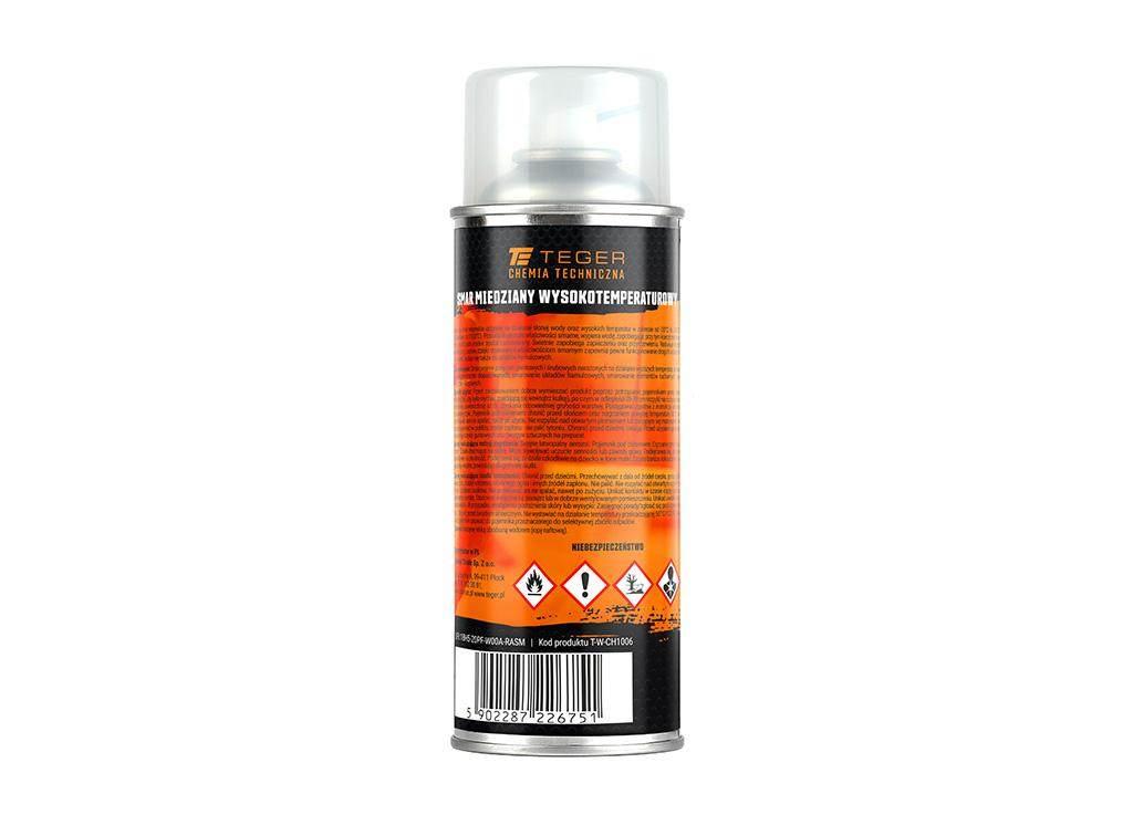 Smar miedziany wysokotemperaturowy 400ml teger - zdjęcie 2