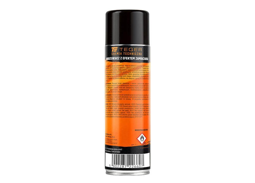 Odrdzewiacz z efektem zamrażania 500ml teger - zdjęcie 2